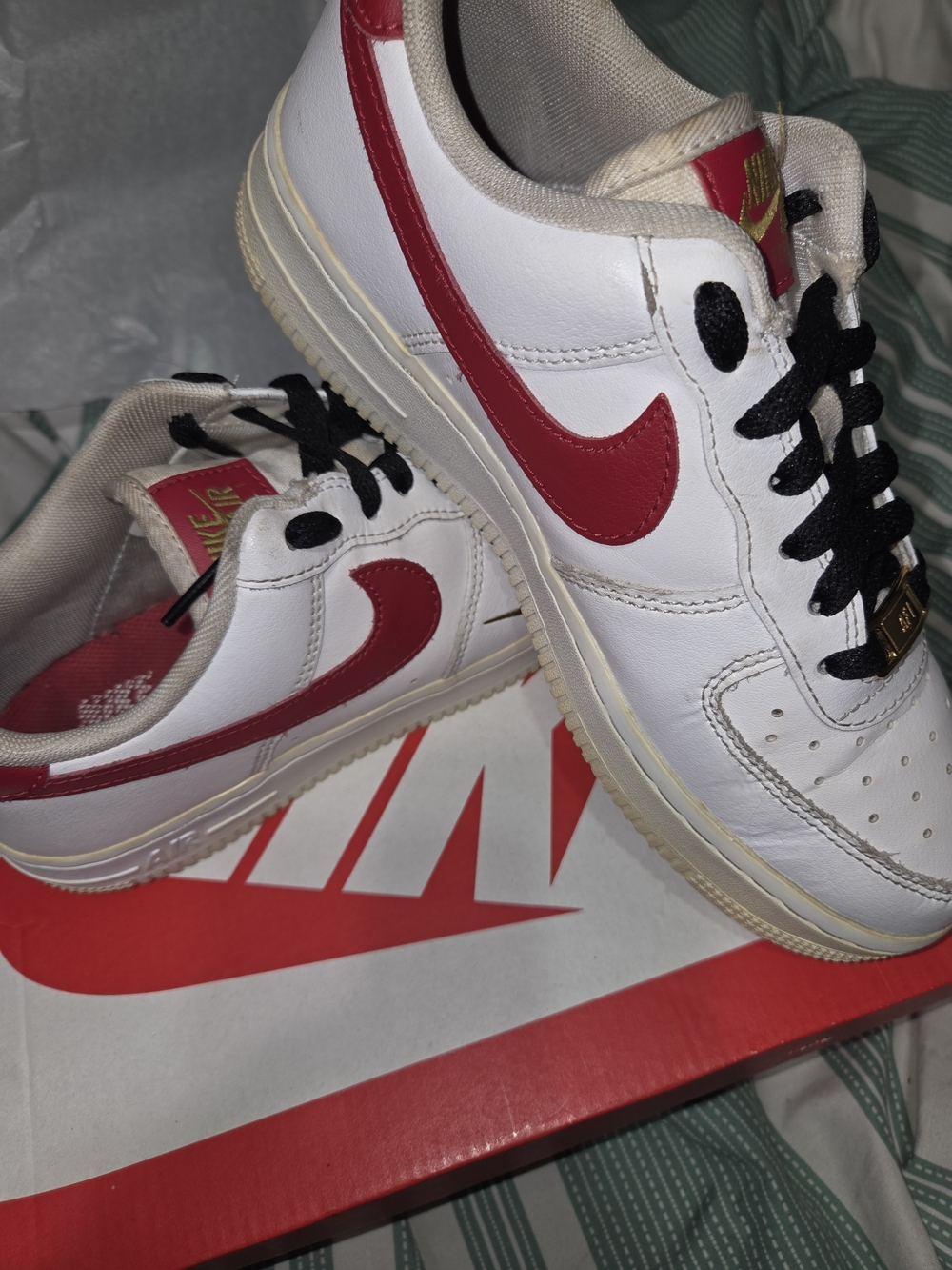 Nike Air Force 1 Low 'Team Red Gum' (CZ0270-104) - Women's Size 7